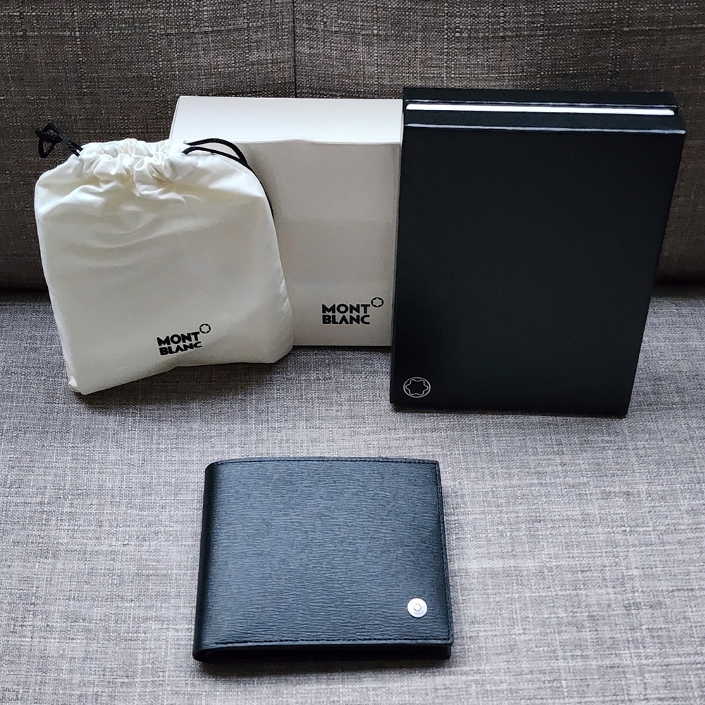 Brand New 100% Authentic 4810 Westside Montblanc 12cc Wallet in Black Leather